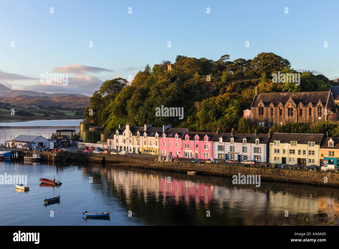 Portree, Isle of Skye, Scotland, United Kingdom Stock Photo Alamy