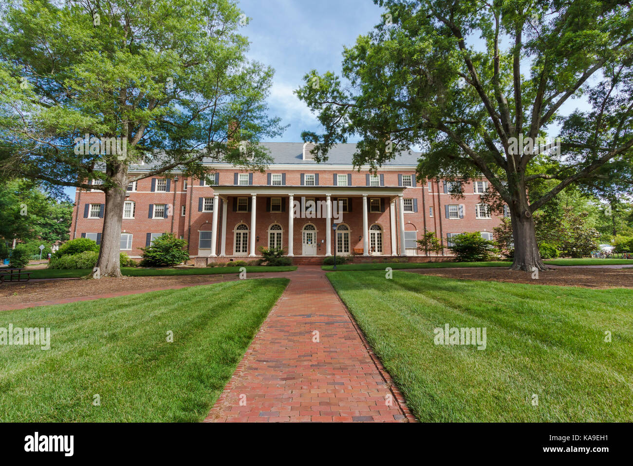 Alderman Residence Hall at the University of North Carolina on May 19, 2015 at Chapel Hill in Chapel Hill, North Carolina. Stock Photo