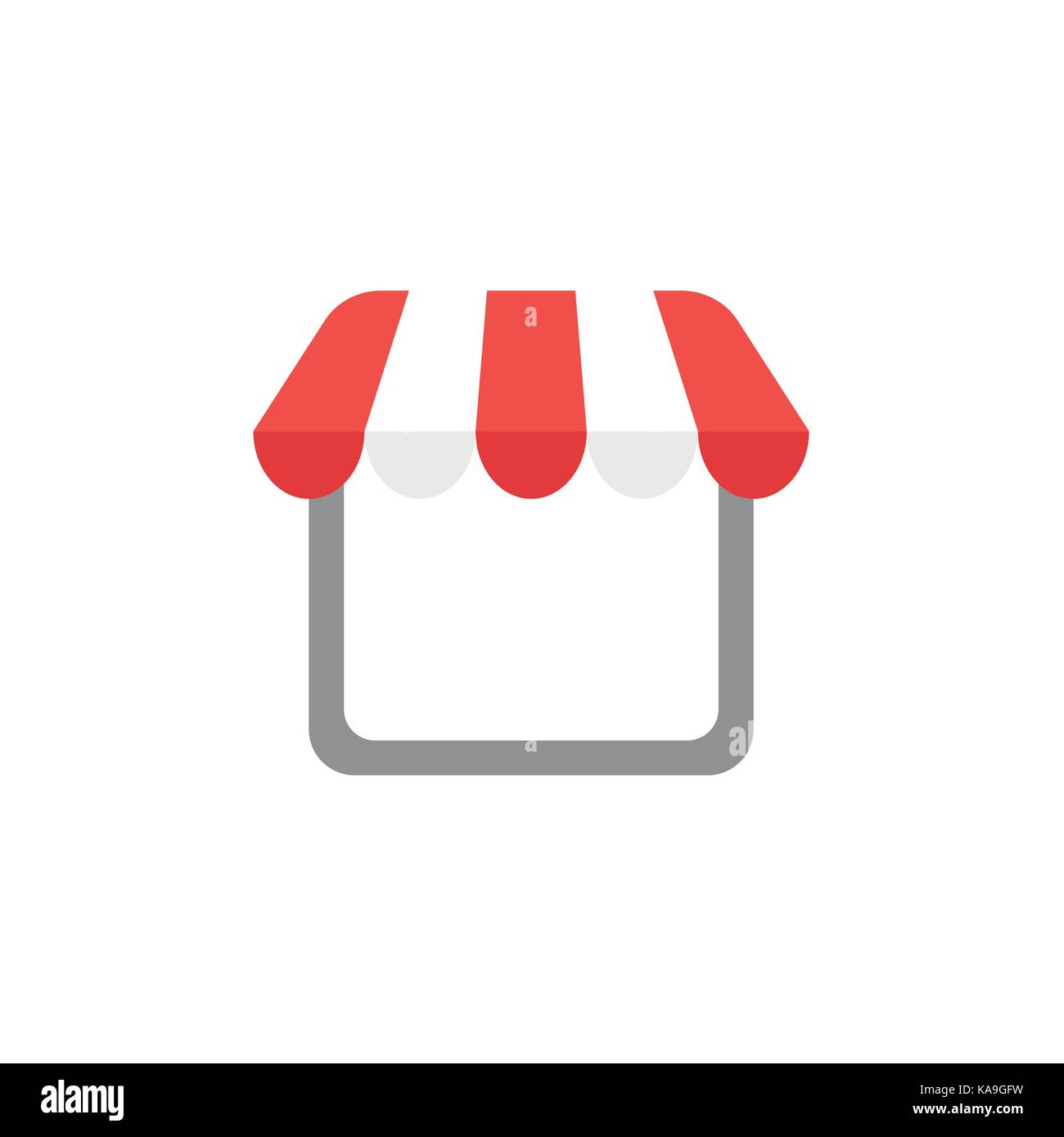Seller Vector Icon On White Background. Flat Vector Seller Icon