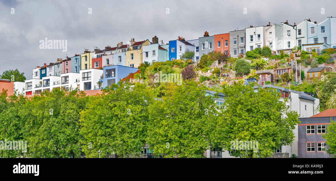 Coloured houses bristol hires stock photography and images Alamy