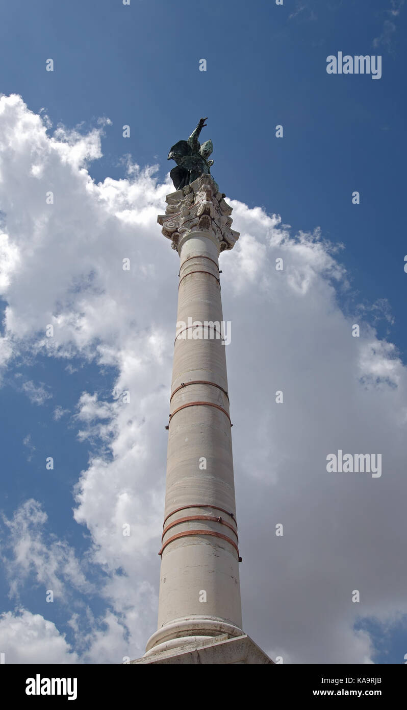 Sant Oronzo Column Saint Patron  of Lecce, Italy Stock Photo
