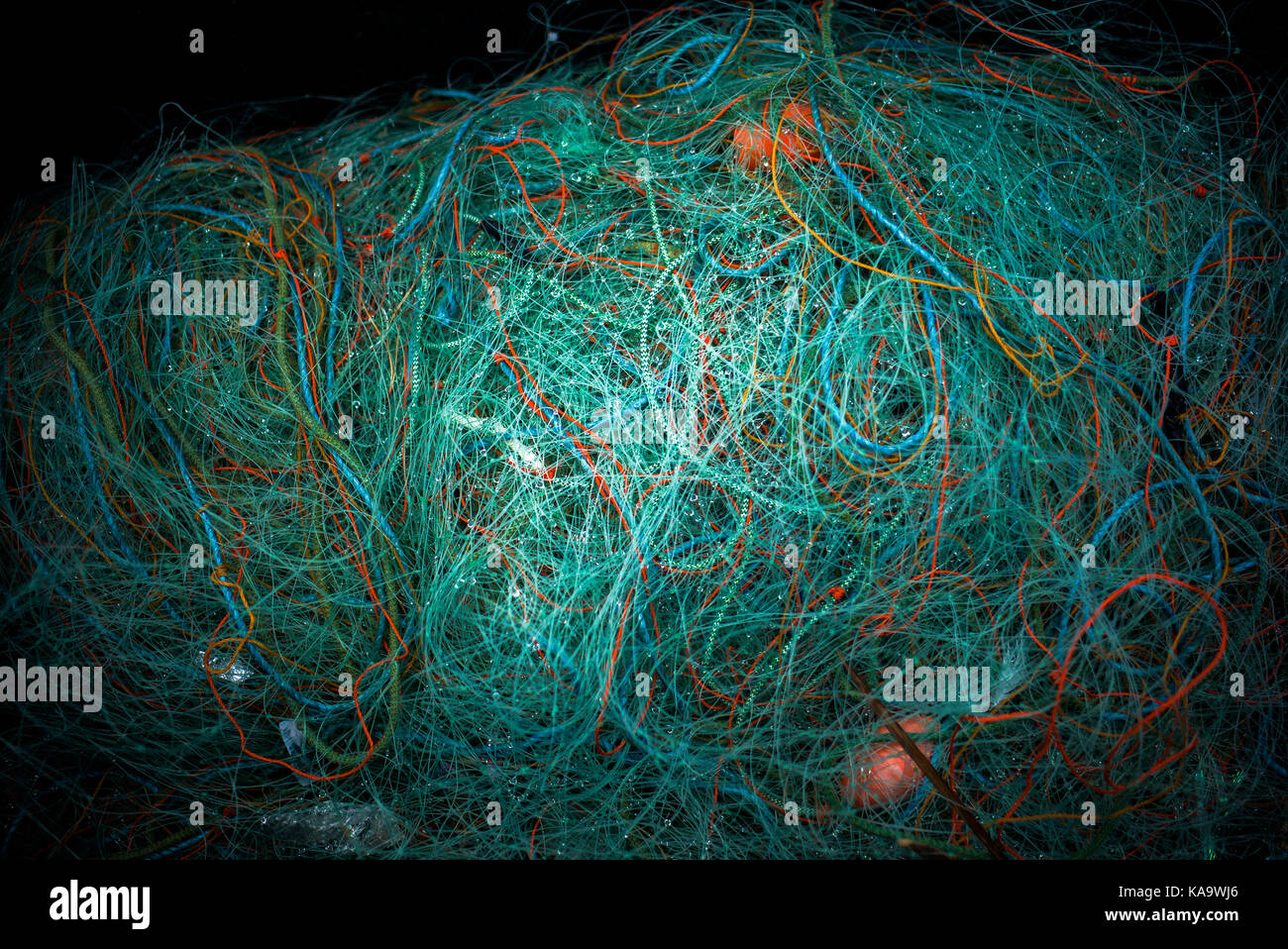 fishing nets fishing nets Stock Photo