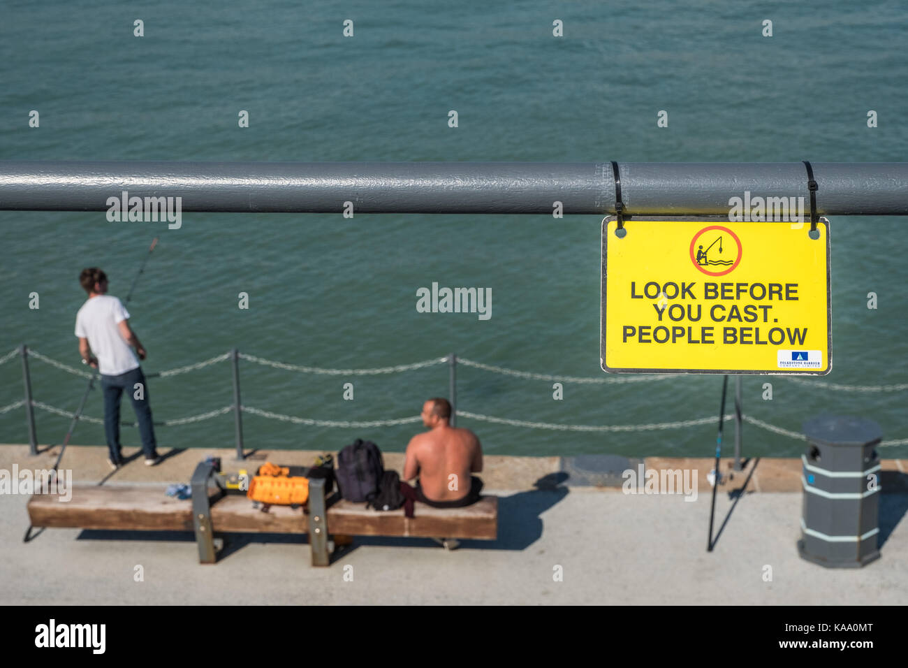 Folkestone fishing harbour hi-res stock photography and images - Alamy