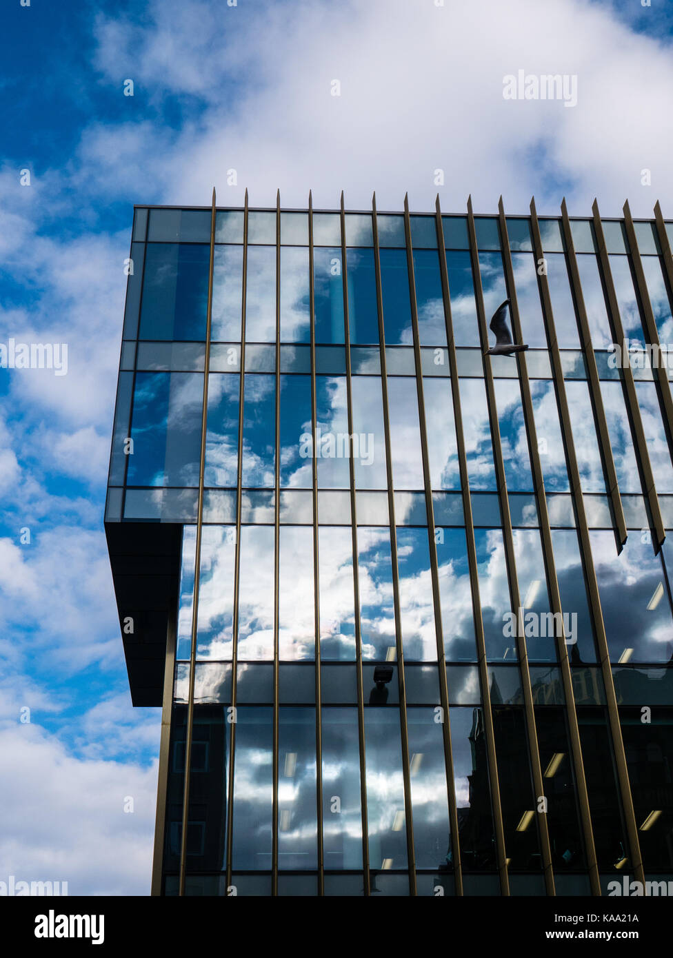Office Building, St David's st, New Town, Edinburgh, Scotland Stock