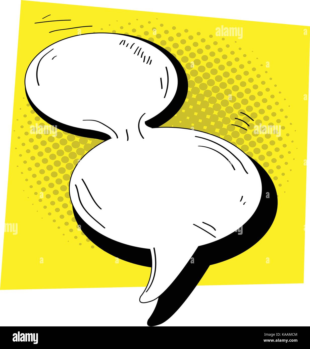 Isolated comic speech bubble Stock Vector Image & Art - Alamy