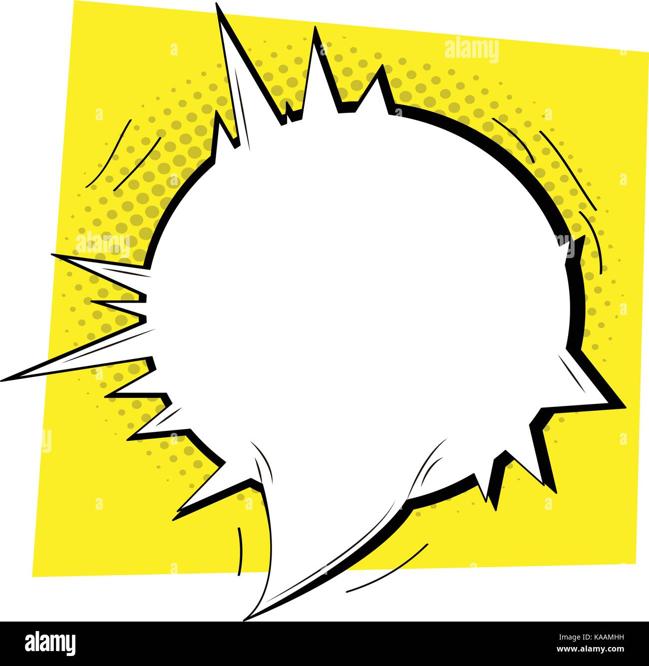 Isolated comic speech bubble Stock Vector Image & Art - Alamy