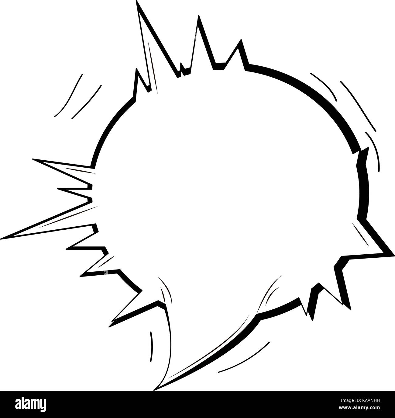 Isolated comic speech bubble Stock Vector Image & Art - Alamy