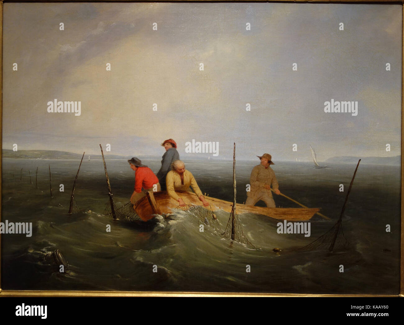 Shad Fishing on the Hudson by William Tylee Ranney, 1846, oil on canvas ...