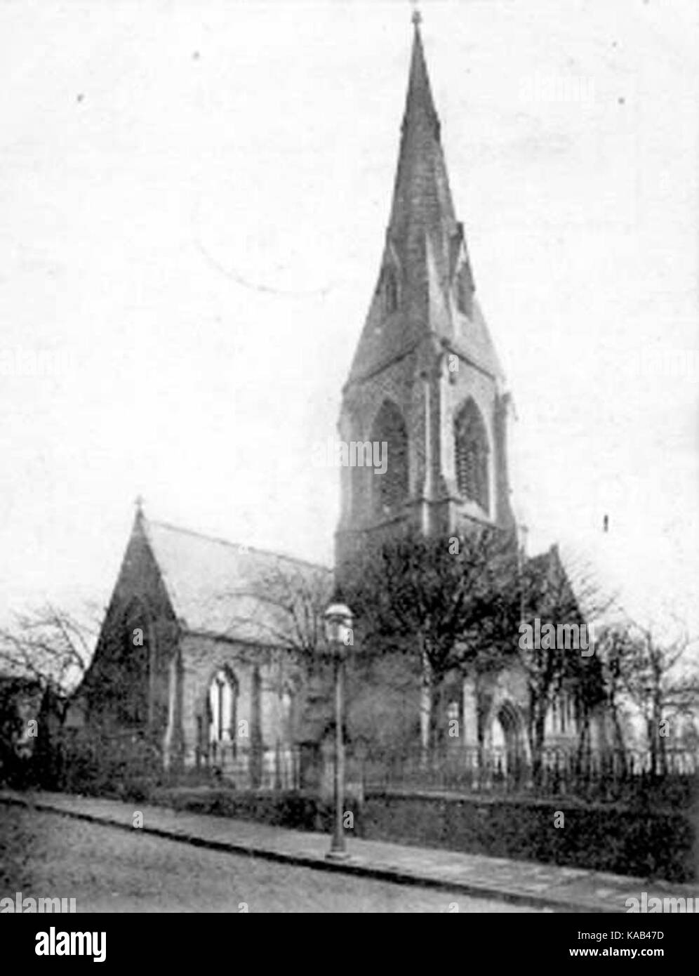 St Matthias Burley, archive image Stock Photo