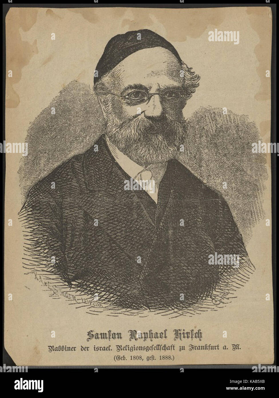 Samson Raphael Hirsch. E. Singer (Xylographische Anstalt) (FL12173340