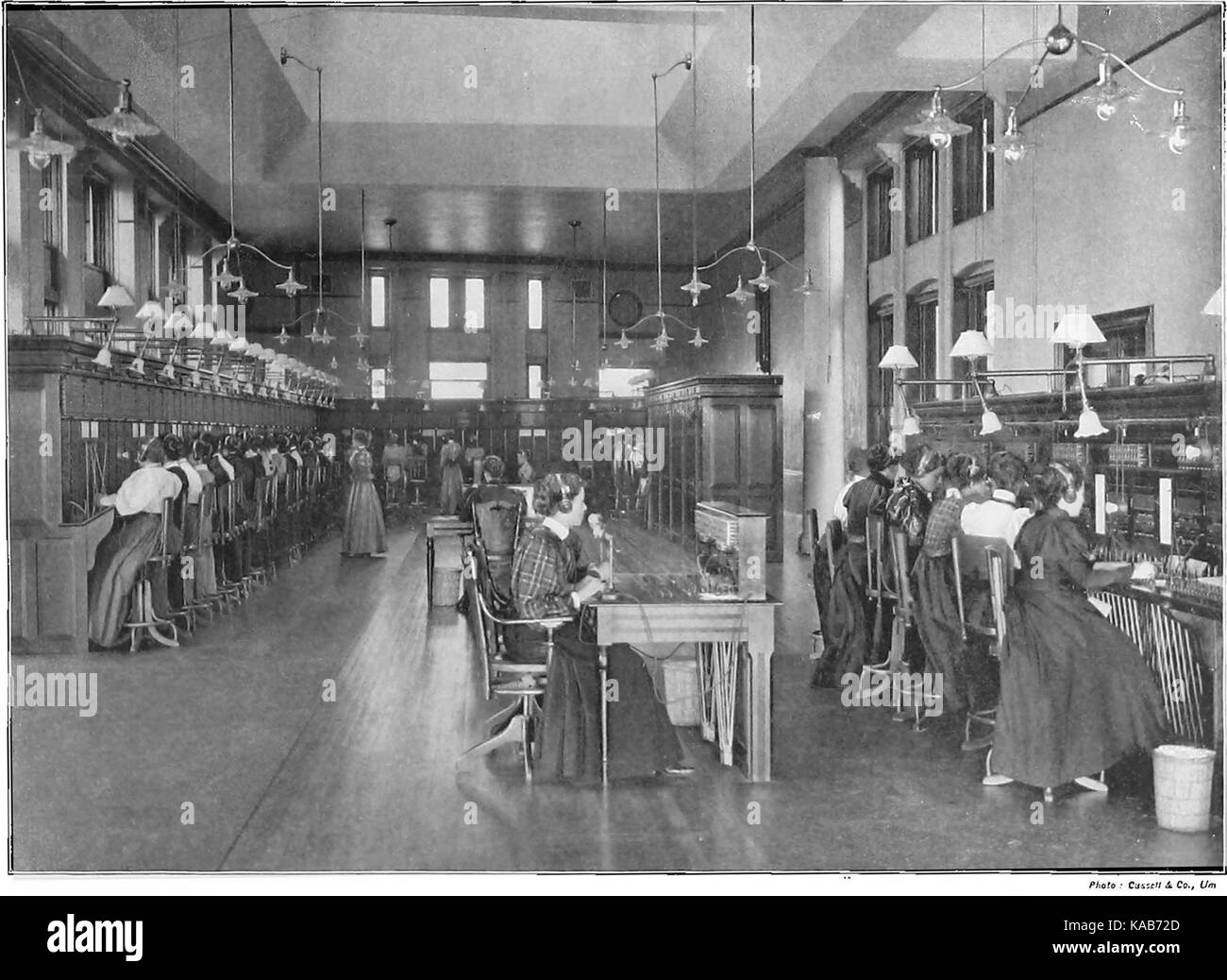 Telephone exchange Montreal QE3 33 Stock Photo Alamy