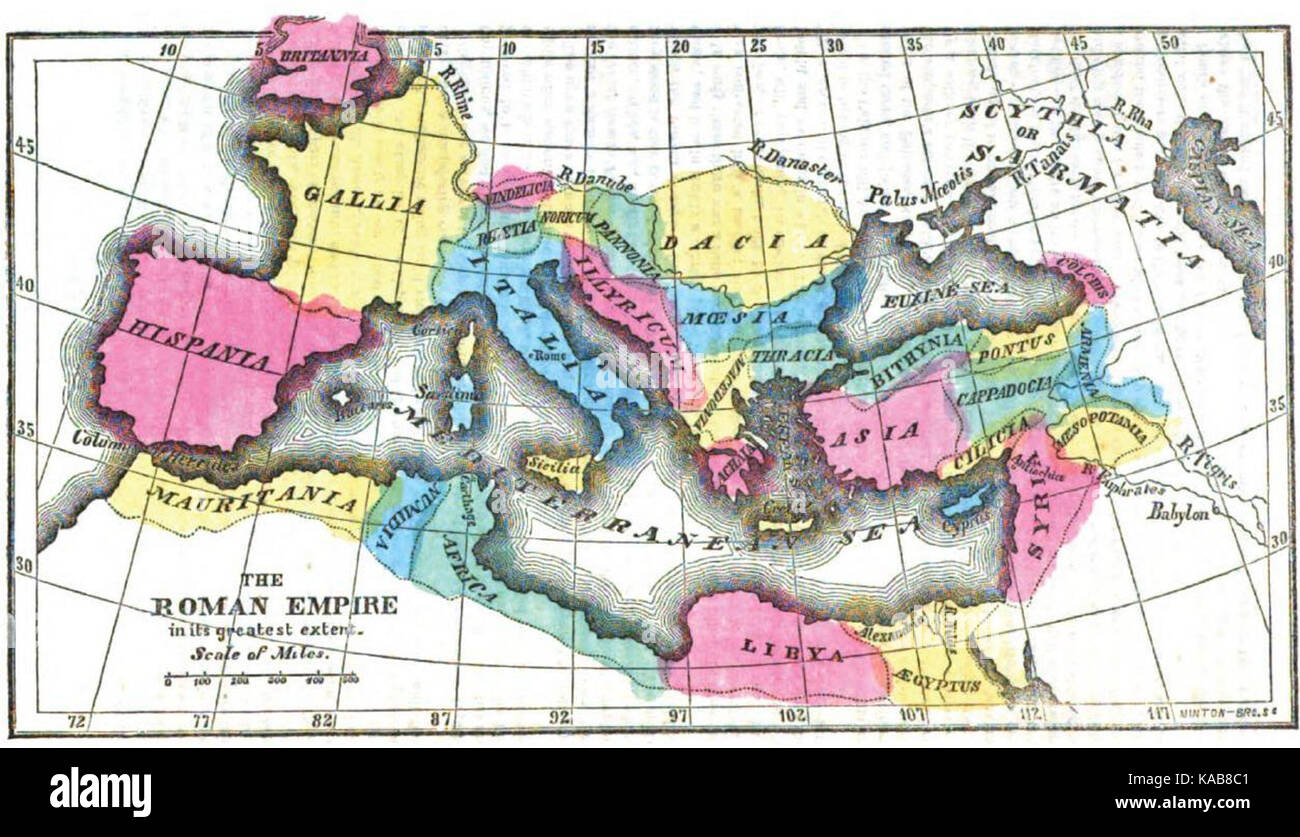 roman empire map at its greatest extent Roman Empire At Its Greatest Extent Stock Photo Alamy roman empire map at its greatest extent