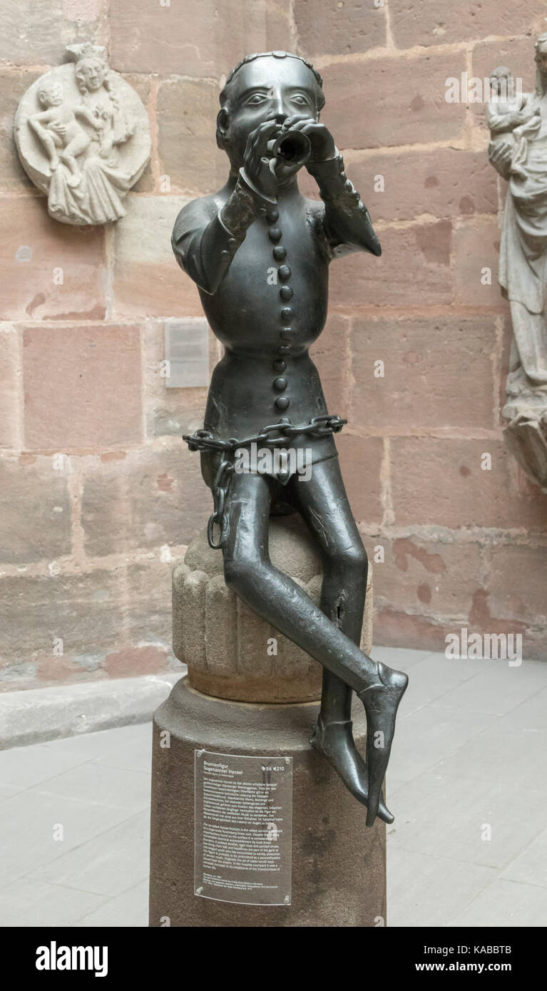 Piper, c. 1380, Bronze, Germanisches Nationalmuseum, German National