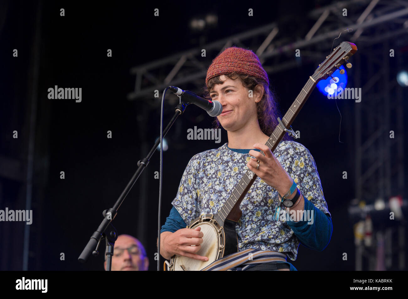 Thornhill, Scotland, UK - September 2, 2017: Kate Stables of English band  This is the Kit performing during day 2 of Electric Fields Festival Stock  Photo - Alamy