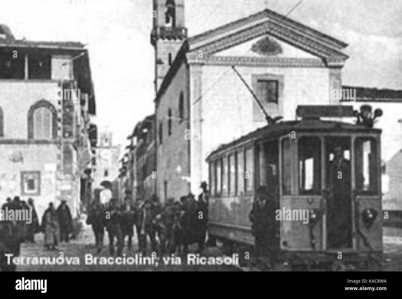 Terranuova Bracciolini tranvia Stock Photo Alamy