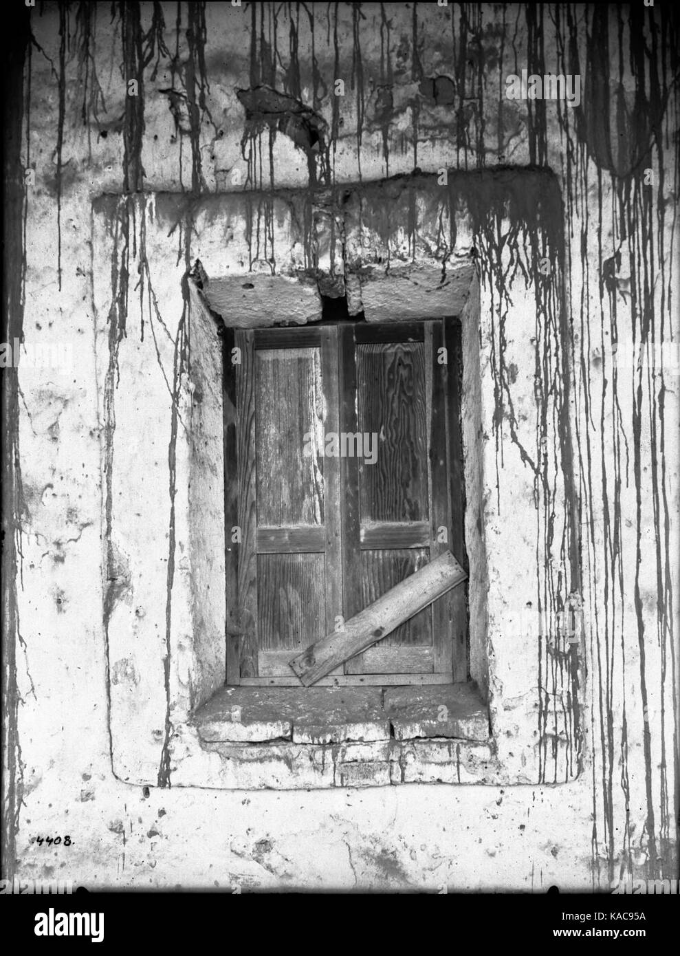 Shuttered window at Mission San Juan Capistrano, California, ca.1905
