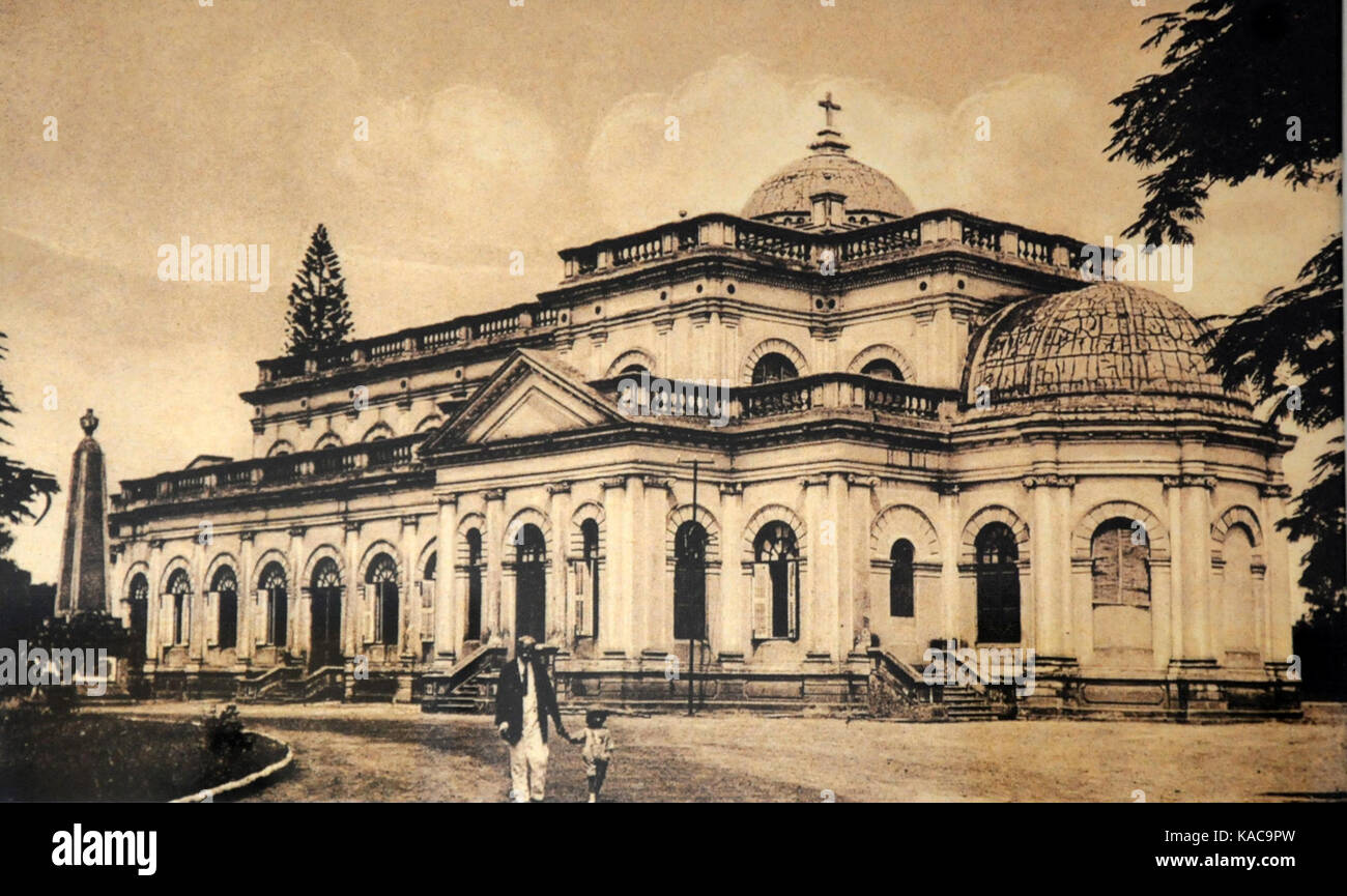 St. Marks Cathedral, Bangalore. (Old Postcard Re print), India Post