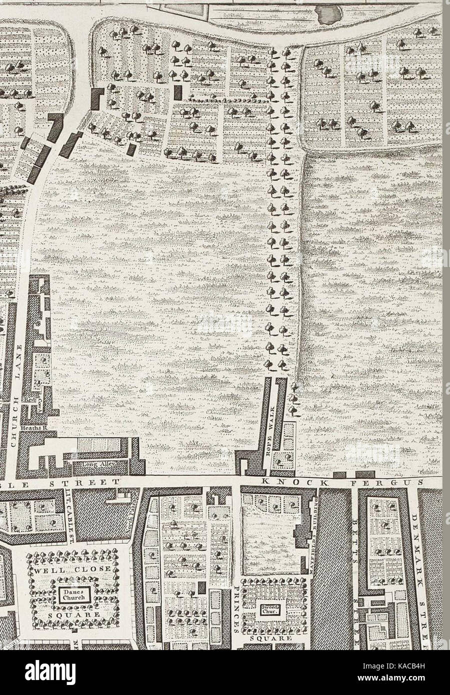 18th century maps london hi-res stock photography and images - Alamy