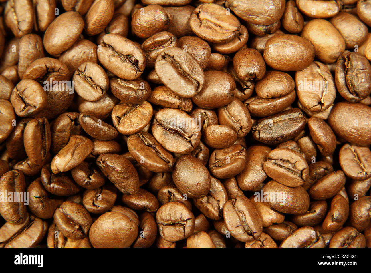 Closeup of roasted coffee beans Stock Photo - Alamy