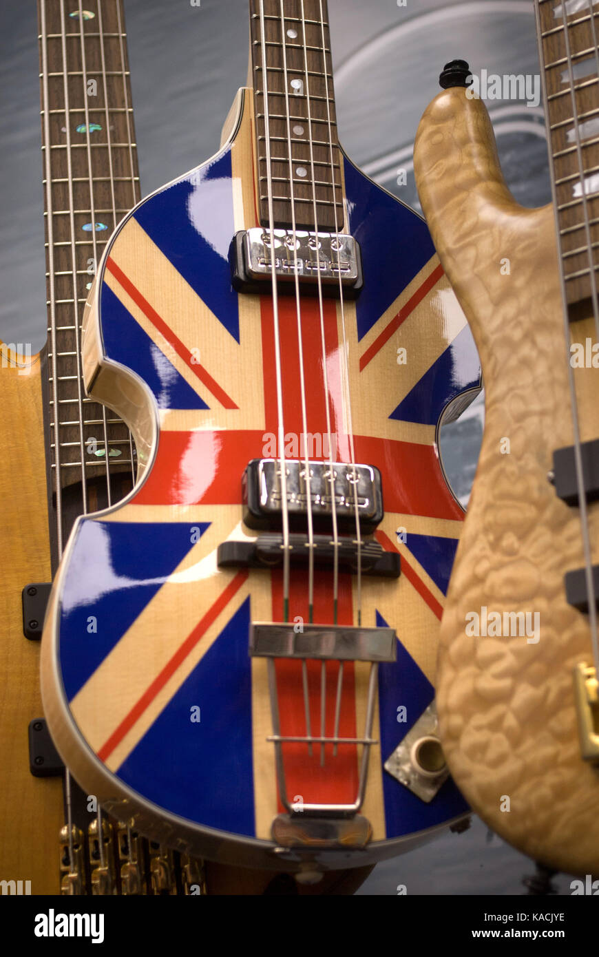 Union Jack guitar Stock Photo Alamy