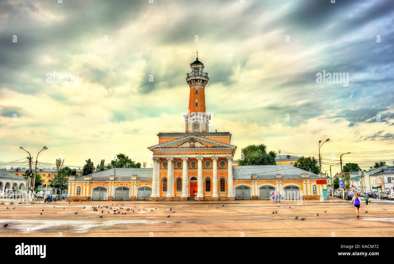 Old fire tower in Kostroma, Russia Stock Photo Alamy