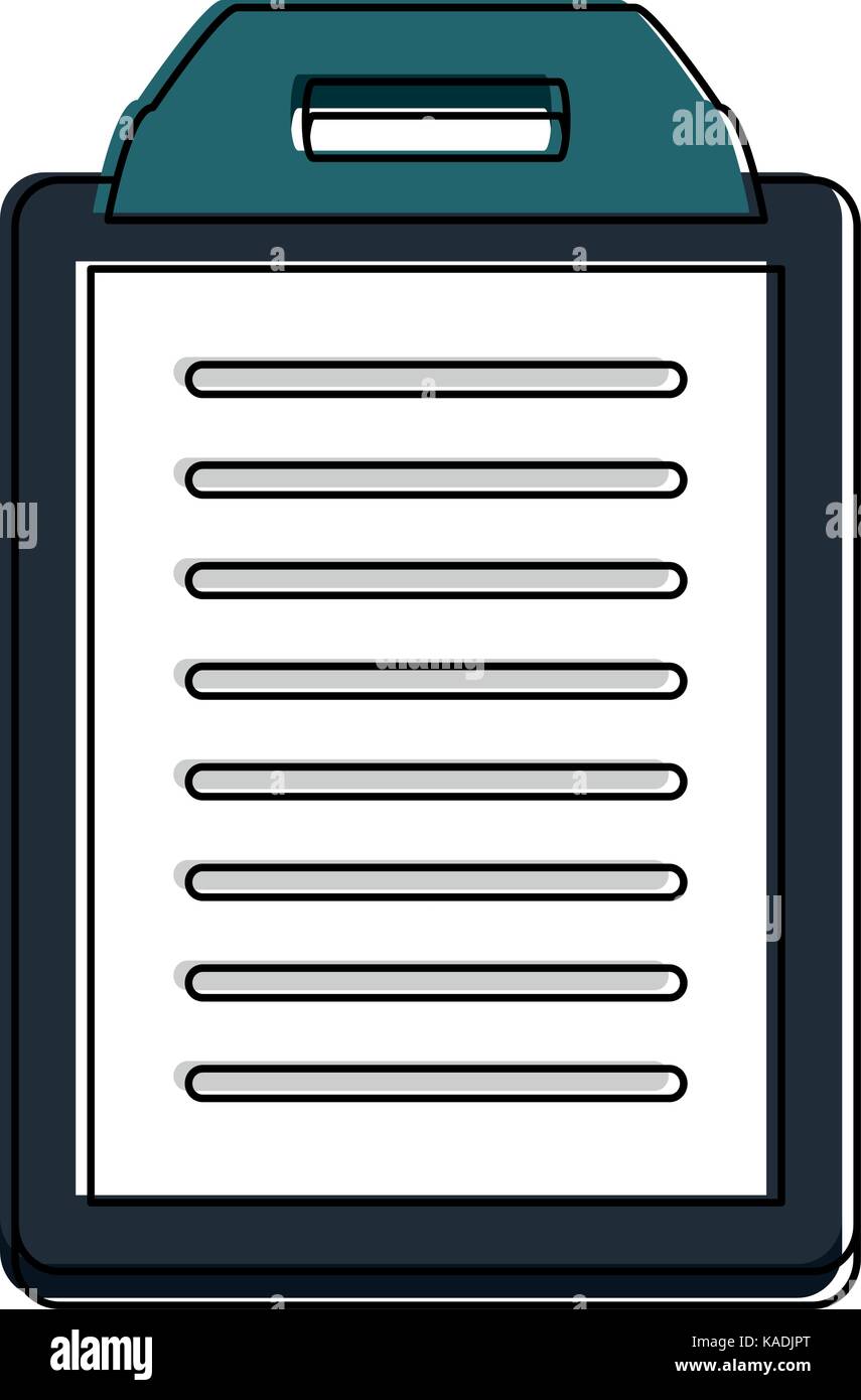 clipboard with paper icon image Stock Vector Image & Art - Alamy