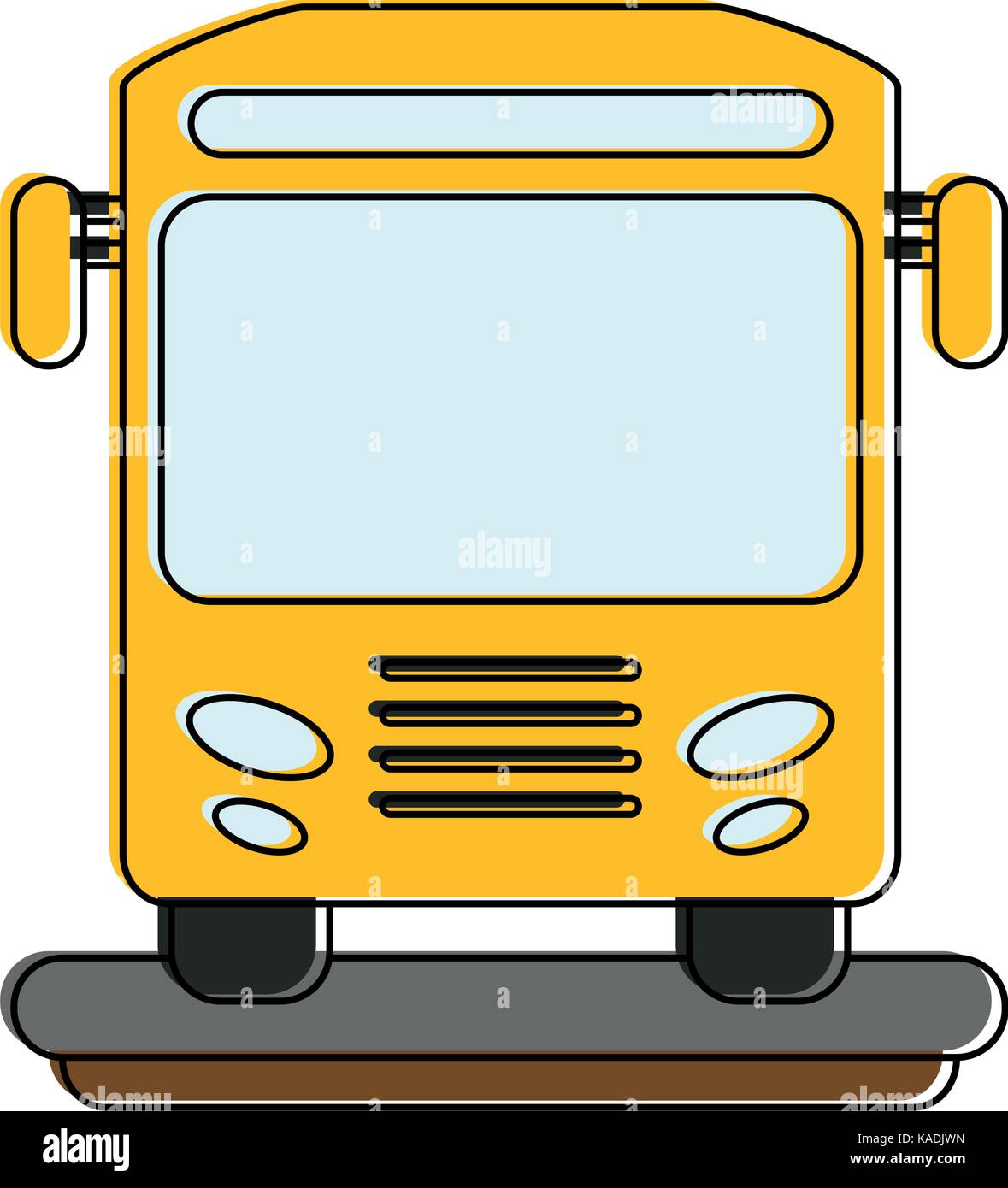 bus frontview icon image Stock Vector Image & Art - Alamy