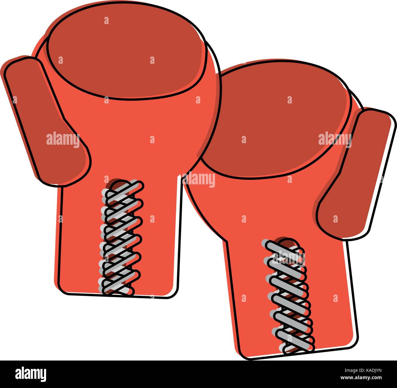 boxing gloves sports related icon image Stock Vector Image & Art - Alamy