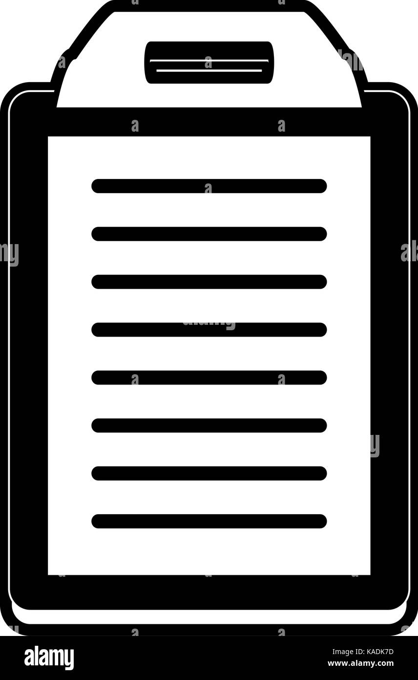 clipboard with paper icon image Stock Vector Image & Art - Alamy