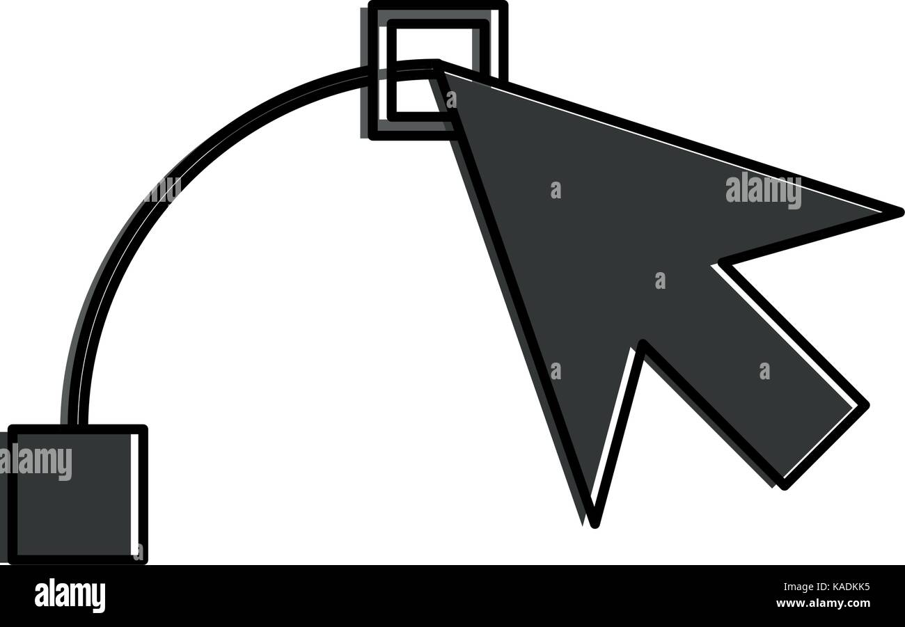 arrow cursor designing icon image Stock Vector Image & Art - Alamy