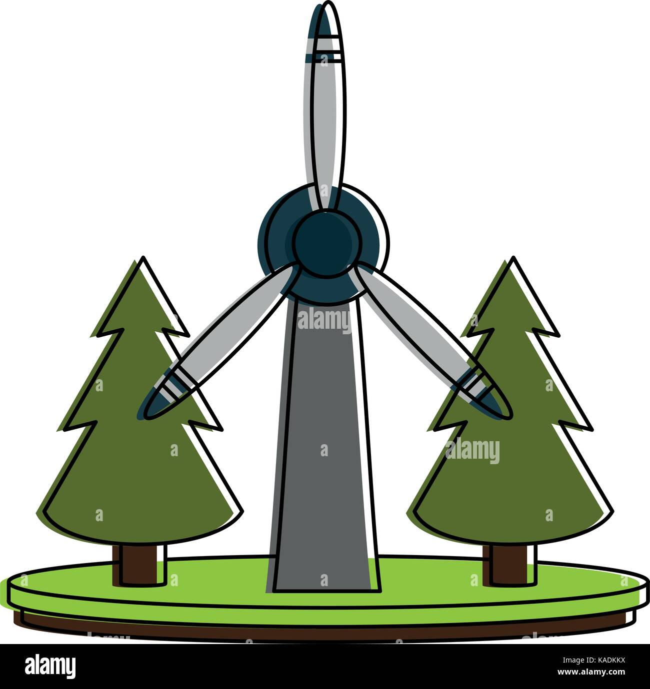 wind turbine icon image Stock Vector Image & Art - Alamy