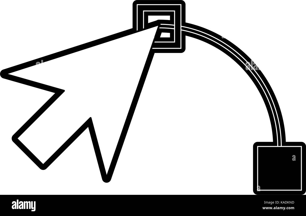 arrow cursor designing icon image Stock Vector Image & Art - Alamy