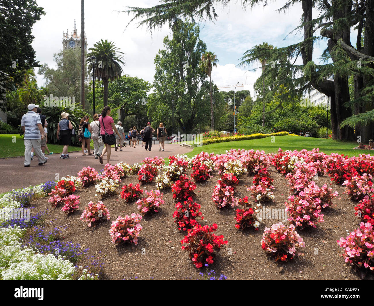 Albert Park in Auckland, New Zealand Stock Photo
