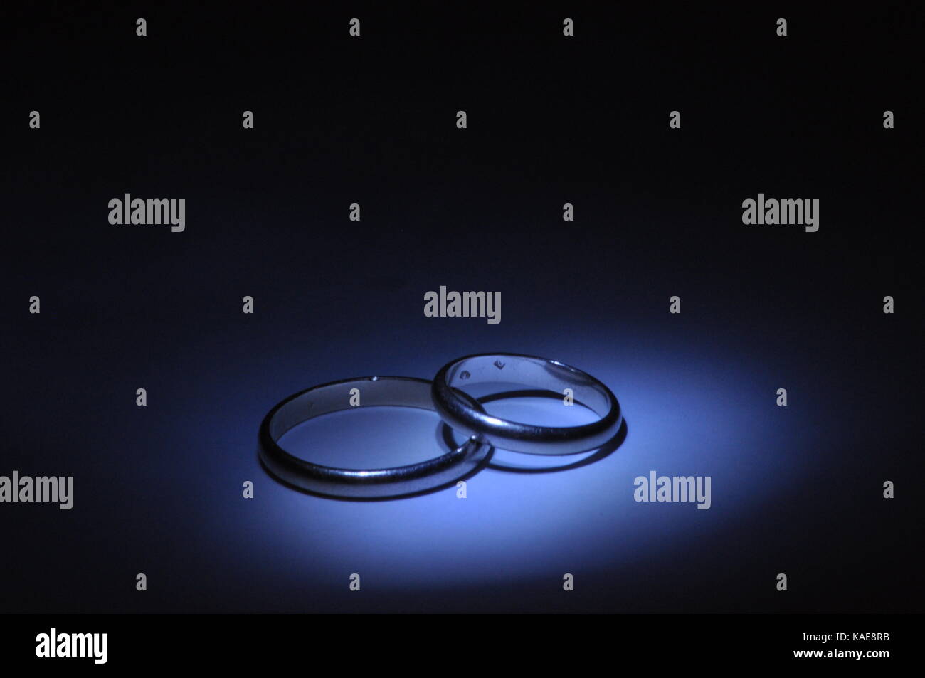 Gold wedding rings. Certificate and a symbol of marriage. Relationship