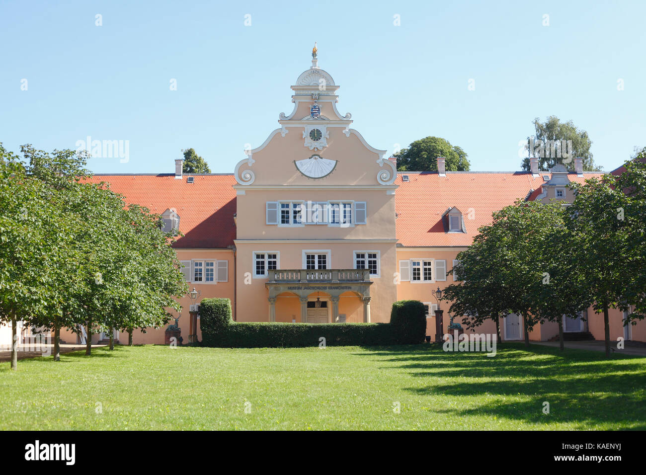 Historical hunting lodge Kranichstein, Castle, Darmstadt, Hesse, Germany, Europe I Jagdschloss ...