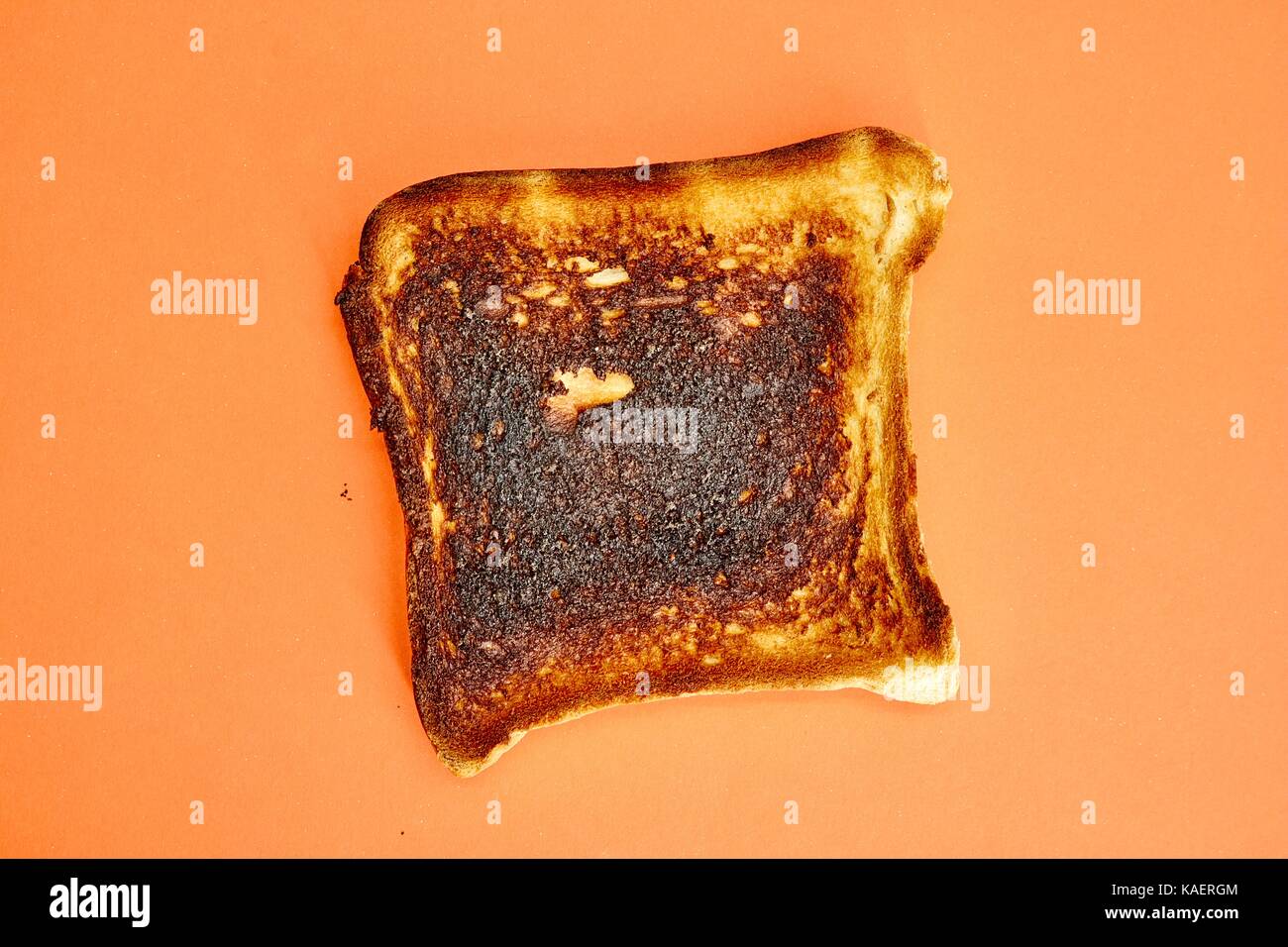 A studio photo of burnt toast Stock Photo Alamy