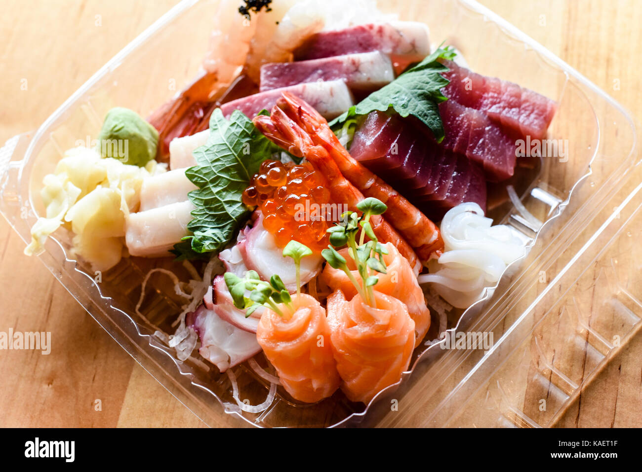 Sashimi Matsu for Carry out Stock Photo Alamy