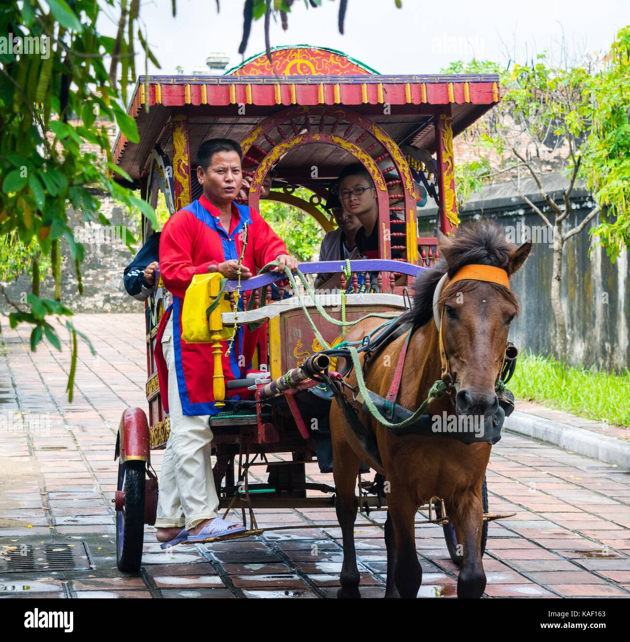 Horsedrawn vehicles used in the palace was restored to passenger