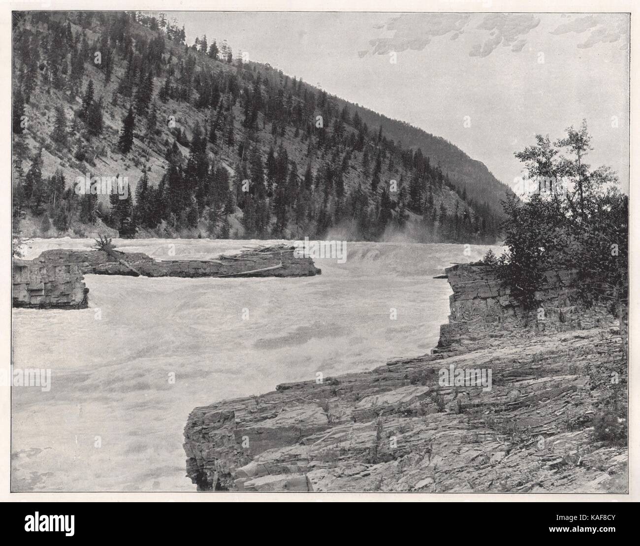 The Kootenai Falls Stock Photo - Alamy