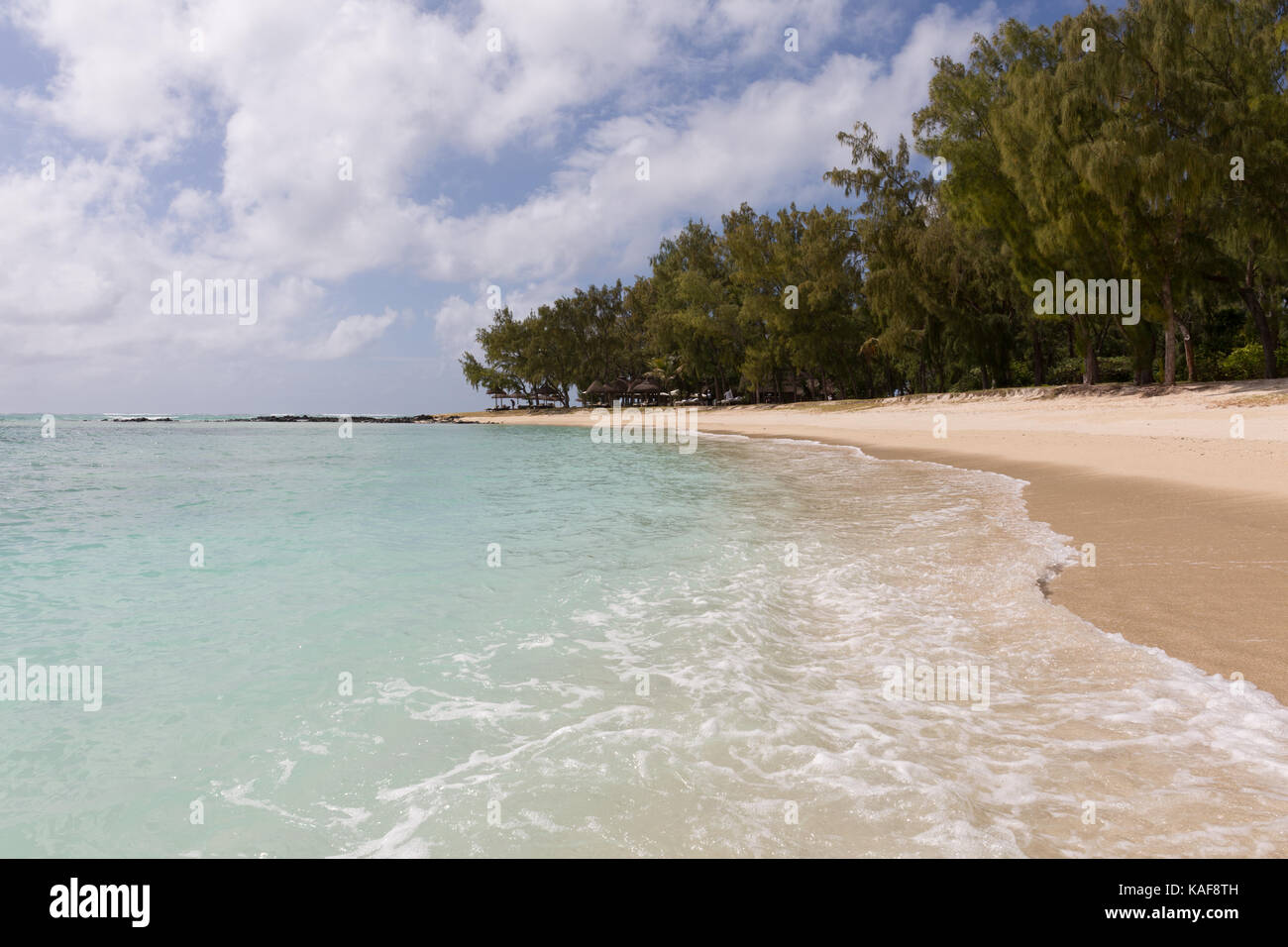 Beach in Mauritius Stock Photo