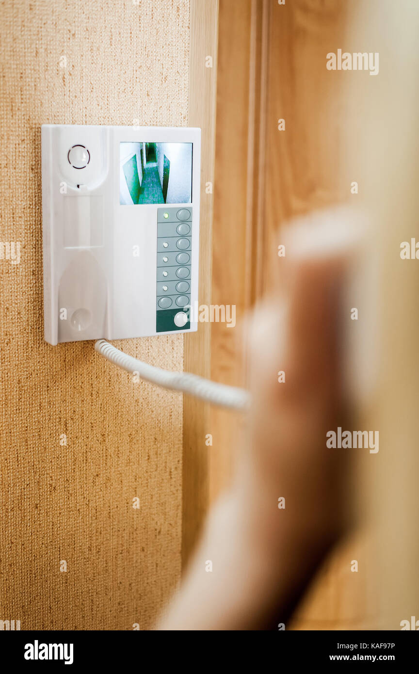 blonde woman answers the call while holding the phone to your