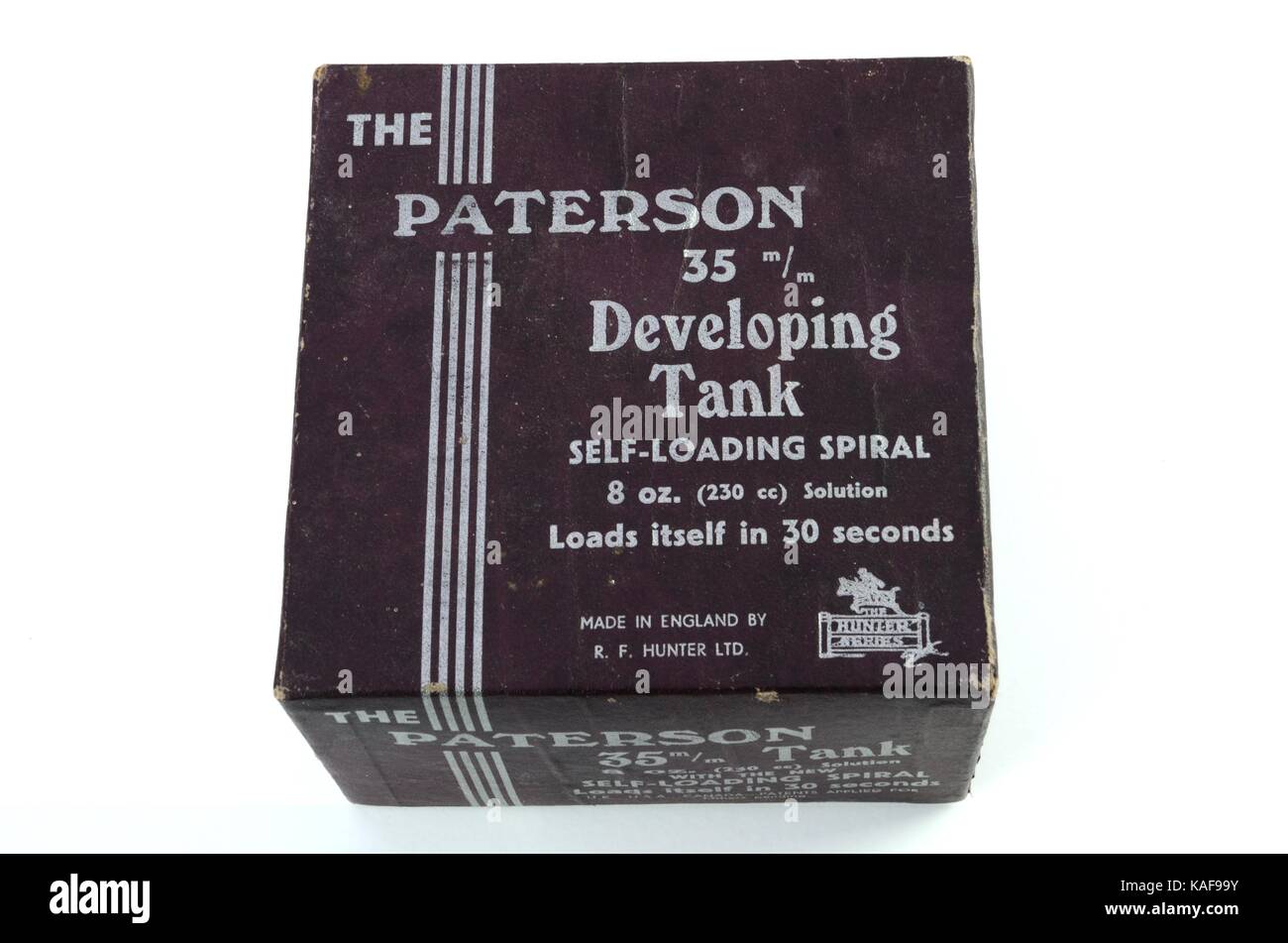 Retro Paterson 35mm Film Developing Tank Stock Photo
