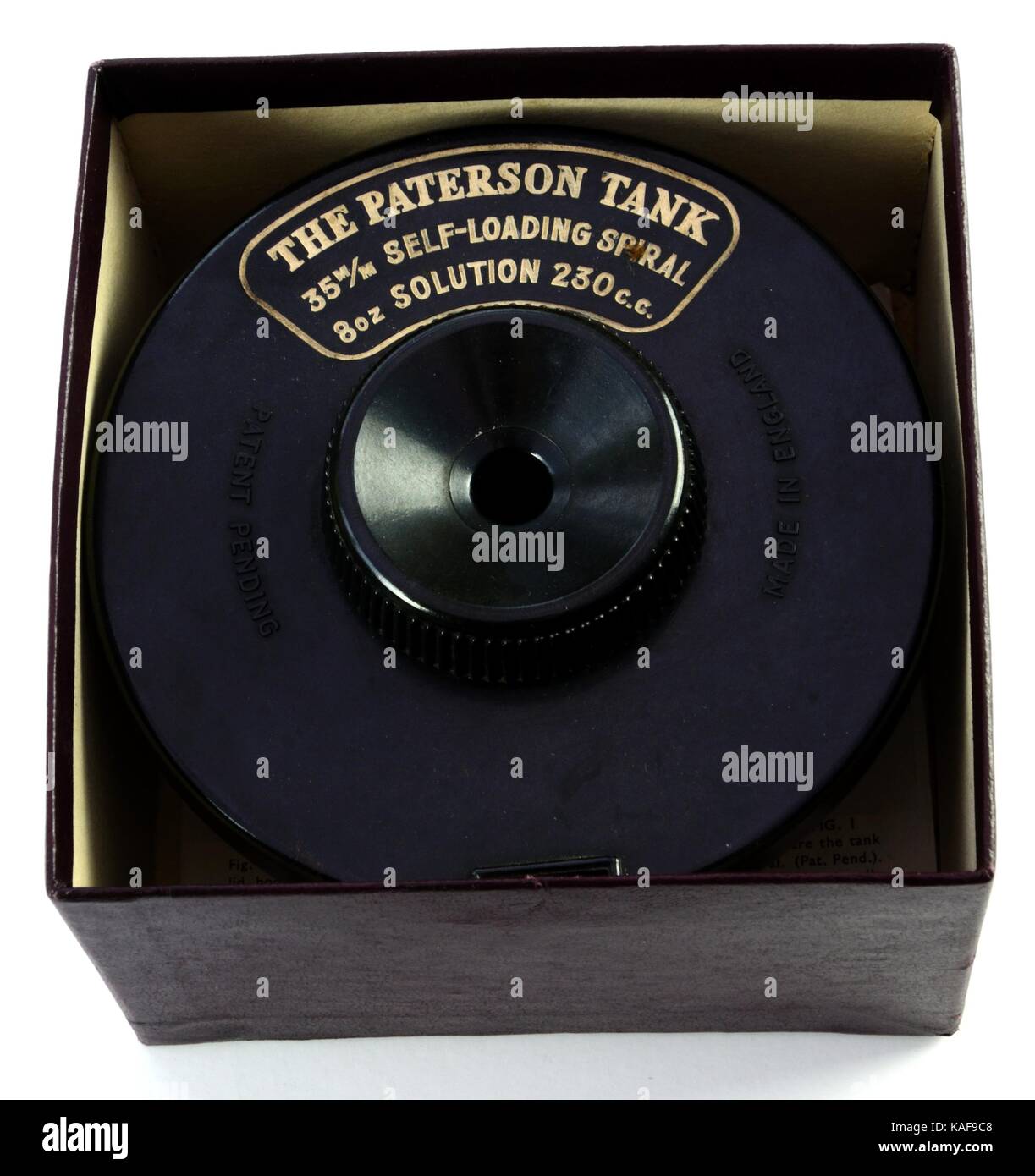 Retro Paterson 35mm Film Developing Tank Stock Photo Alamy