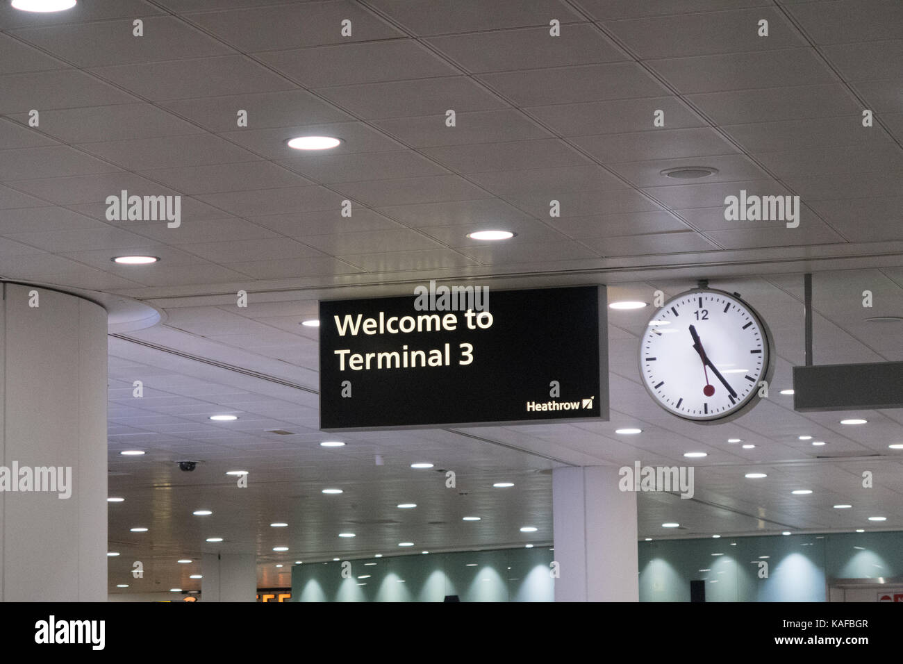 London Heathrow Terminal 3 arrivals Stock Photo Alamy