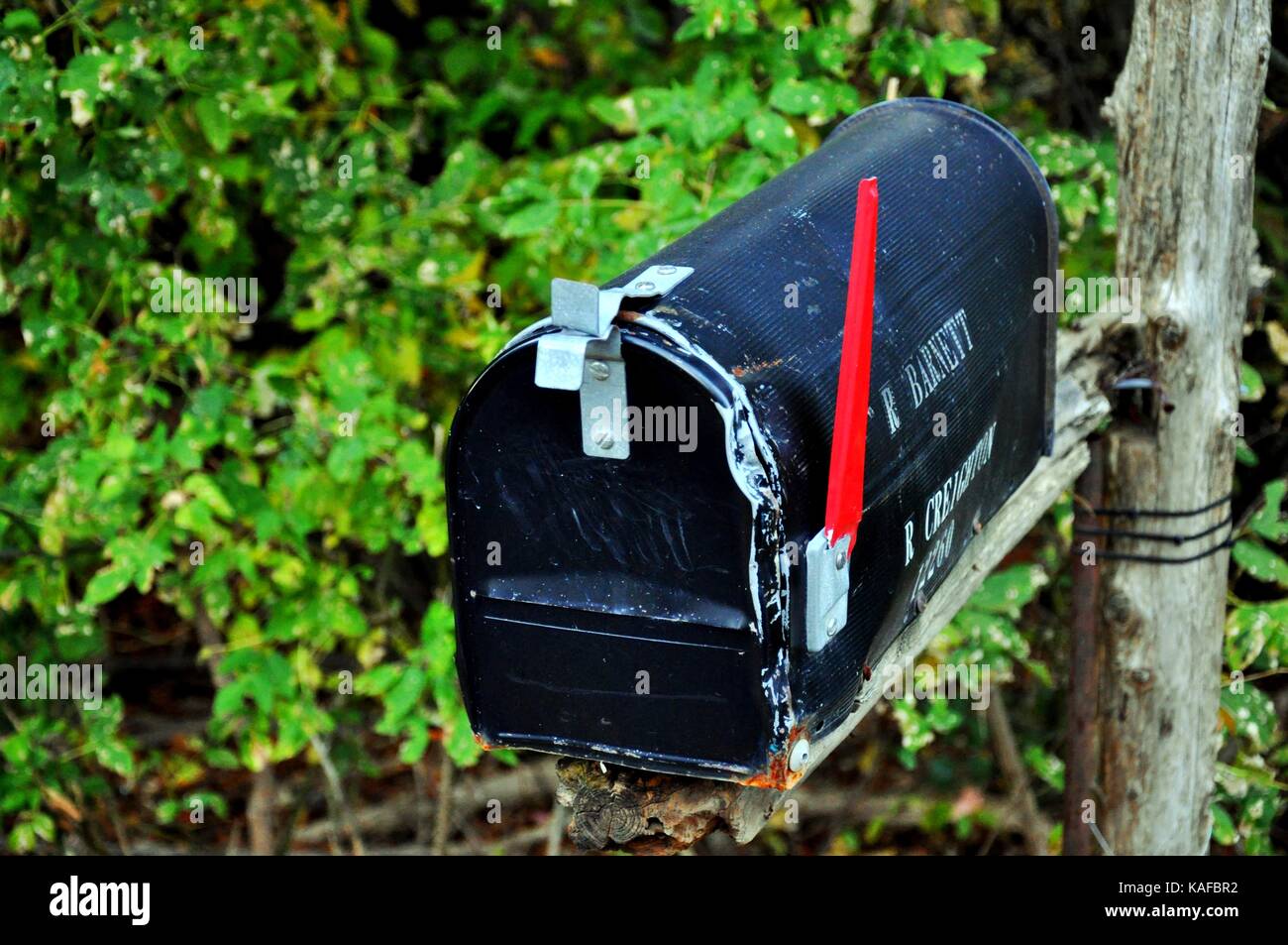 Mailbox on a driveway in Ontario, Canada Stock Photo Alamy