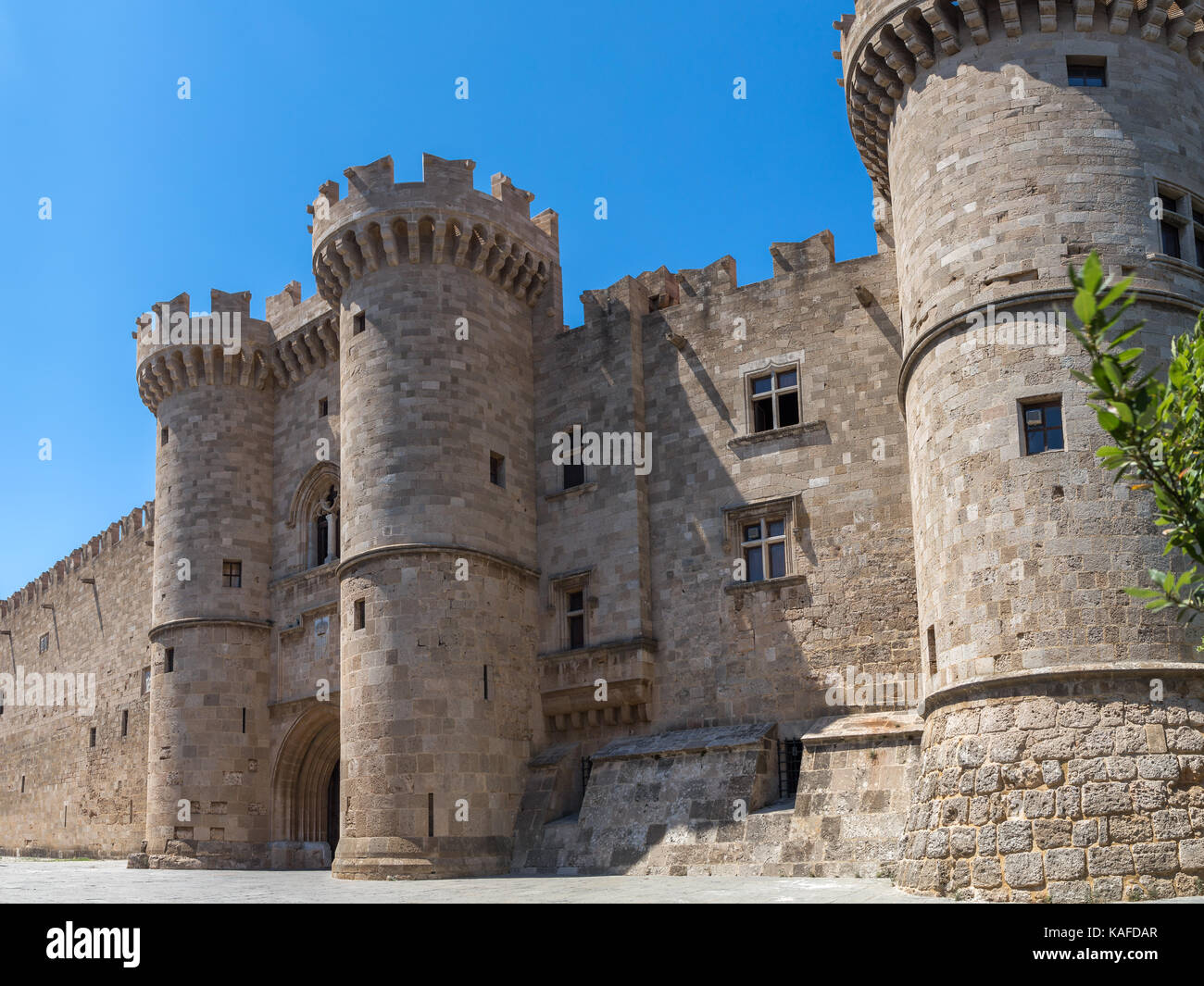 Greece, Rhodes, Rhodes Town, Palace of the Grand Master of the Knights  Stock Photo - Alamy