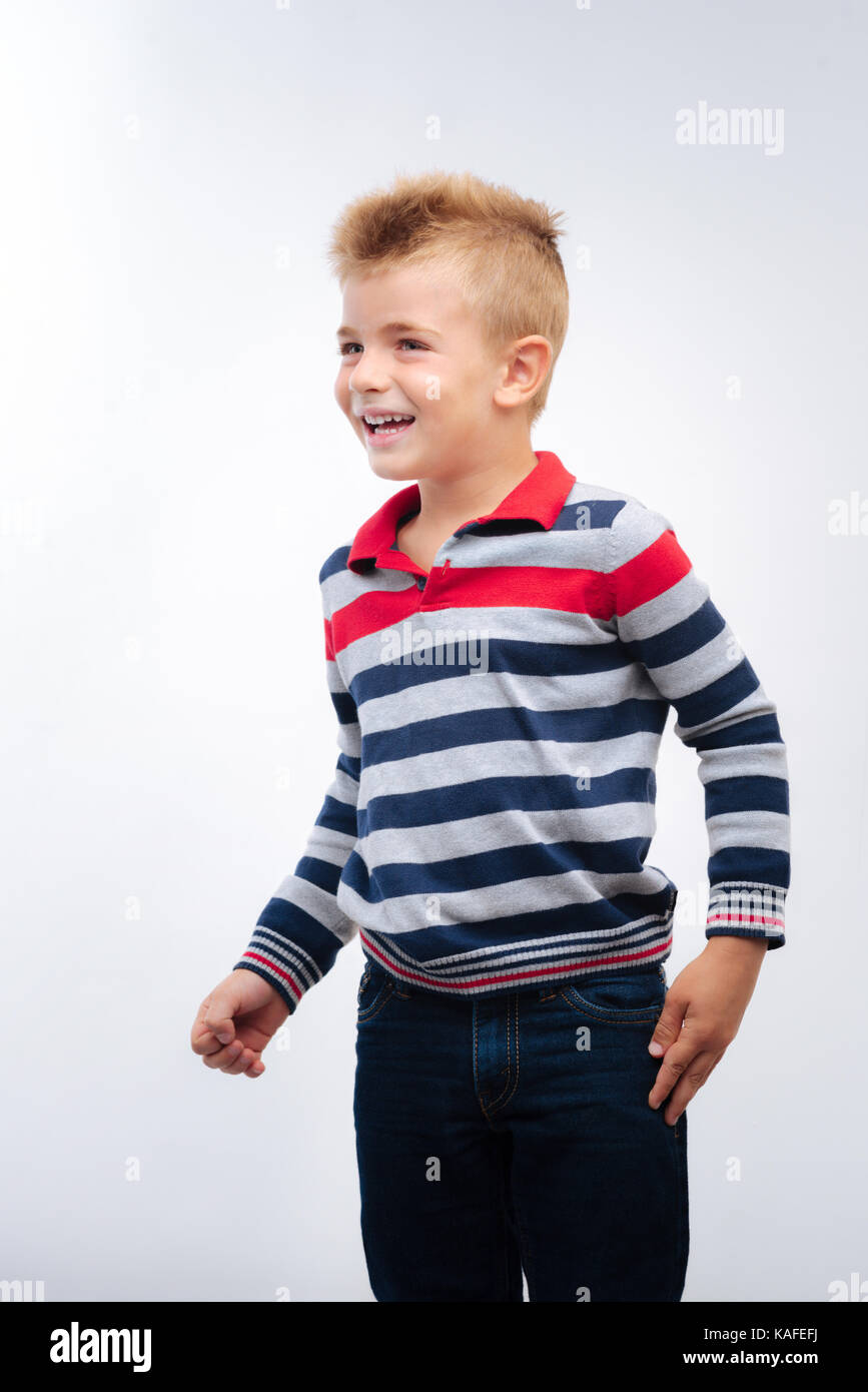 Boy jeans preteen hi-res stock photography and images - Alamy