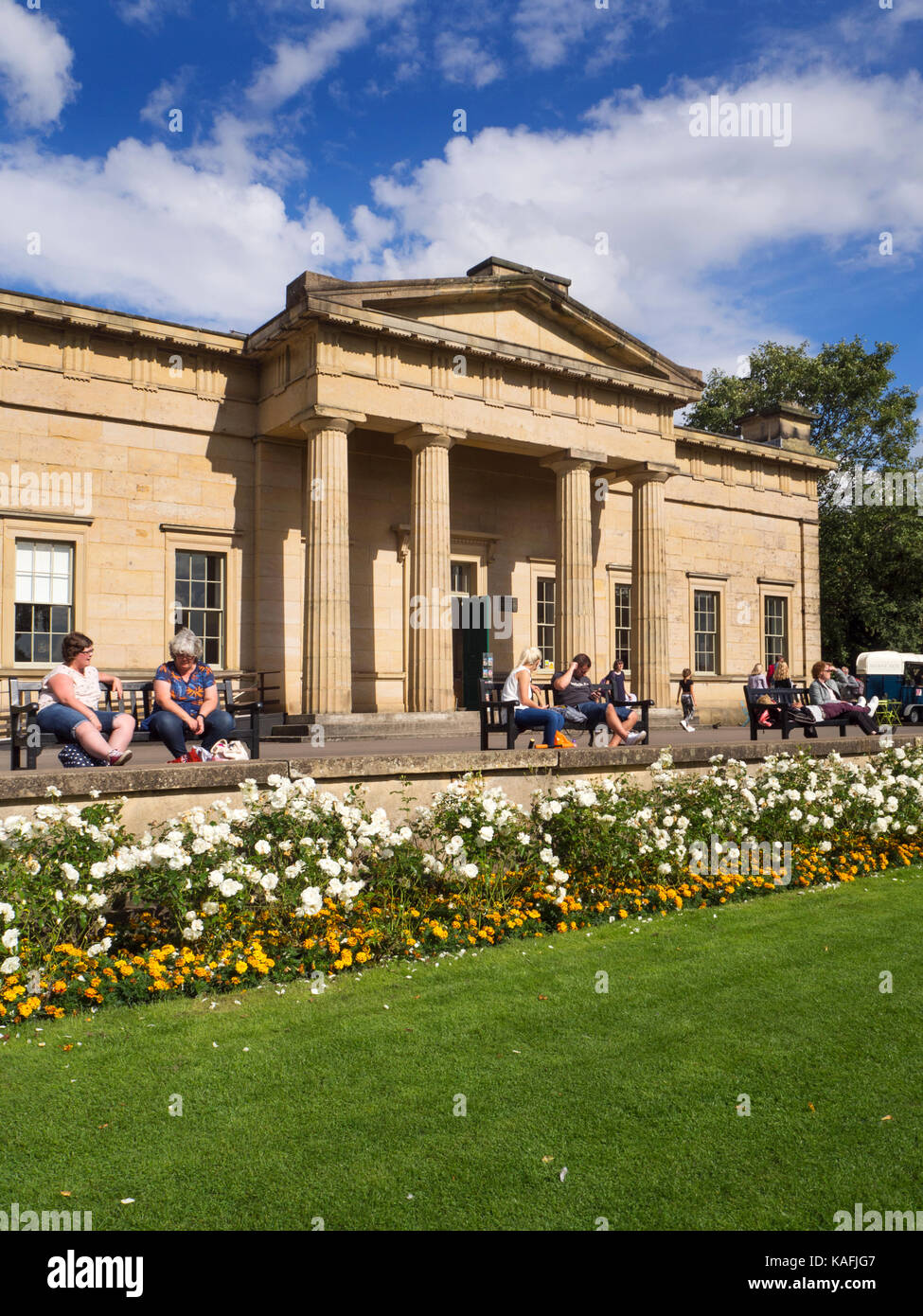 The Yorkshire Museum in Museum Gardens at York Yorkshire England Stock Photo