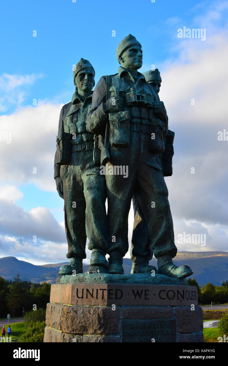 Commando Memorial, Spean Bridge, United Kingdom Stock Photo - Alamy