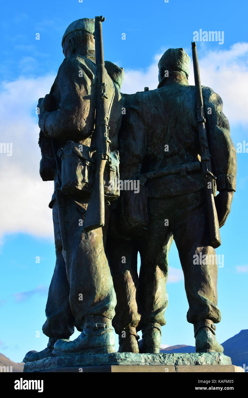 Commando Memorial, Spean Bridge, United Kingdom Stock Photo - Alamy